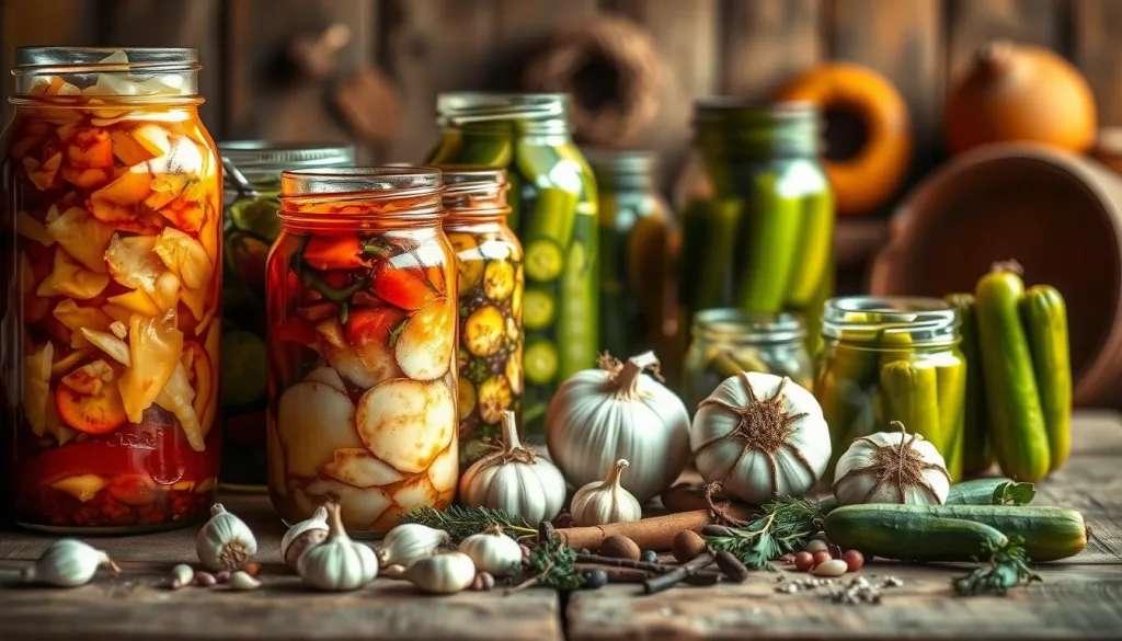 Fermentation and Pickling Food Preservation