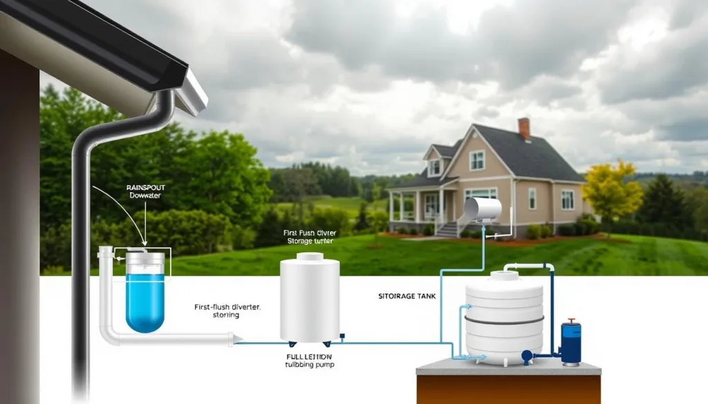 Rainwater Collection System Installation